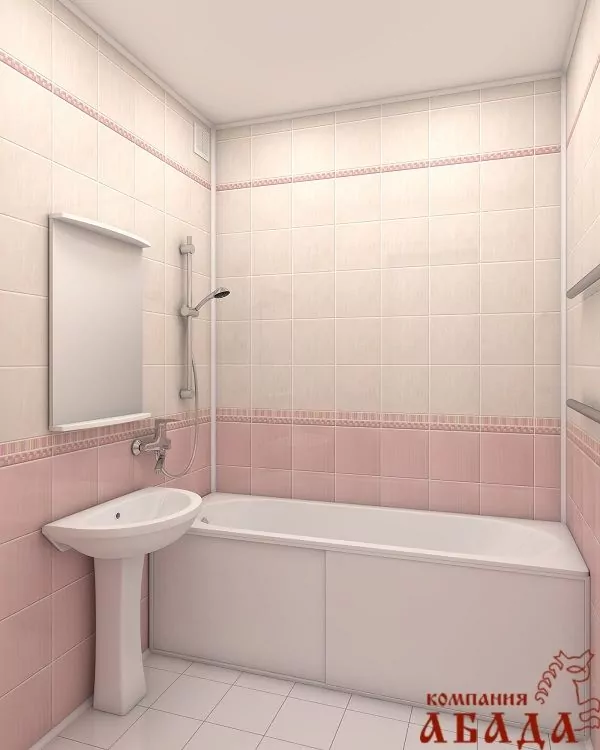 Ремонт ванной 1,7х1,7 м. за 58000₽﻿ с материалом и сантехникой